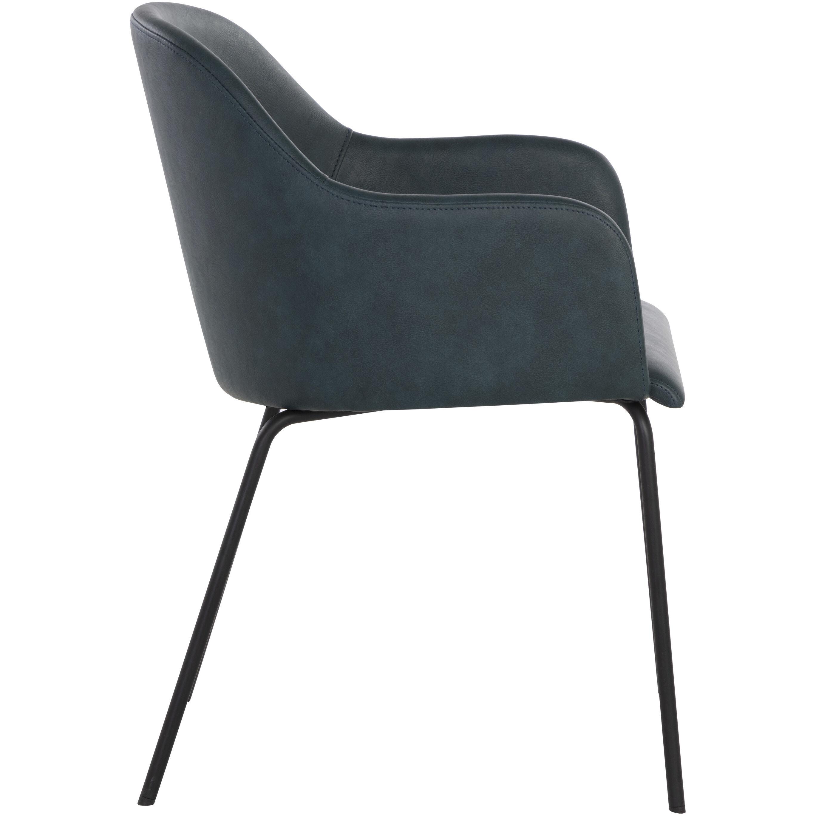 Hensley Dark Teal Dining Armchair